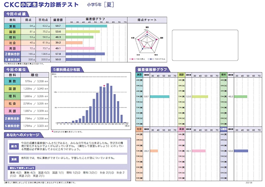 全国小学生学力診断テスト 見本